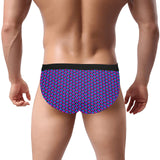 Pulses Small Black Men's Mid Rise Briefs