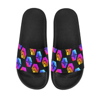 Hex Pulse Combo Black Men's Slide Sandals - Crypto Wearz