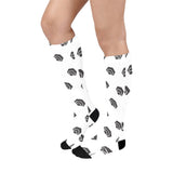 Hex Black Over-The-Calf Socks