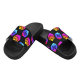 Hex Pulse Combo Black Men's Slide Sandals - Crypto Wearz