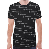 HEXdotcom Combo Grey Men's All Over Print Mesh T-shirt