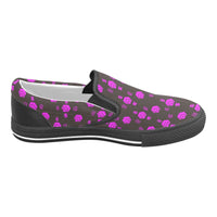 5555 Pink Slip-on Canvas Kid's Shoes (Big Kid)