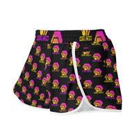 Hex Color Dot Com Black Women's Sports Shorts