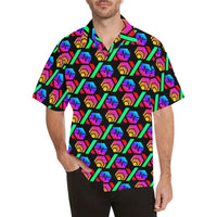 Hex PulseX Pulse Black Men's All Over Print Hawaiian Shirt