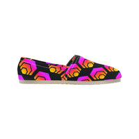 Hex Black Women's Canvas Slip-On Shoes