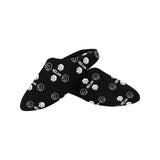 Hex Dot Com White Men's Non-Slip Cotton Slippers