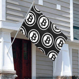 Bitcoins Black Flag (59" x 35") - Crypto Wearz