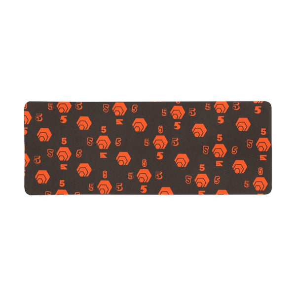 5555 Orange Rectangle Mousepad(31"x12")