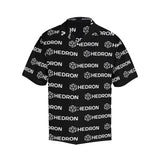 Hedron Combo White Men's All Over Print Hawaiian Shirt