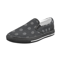 Hex Black & Grey Slip-on Canvas Kid's Shoes (Big Kid)