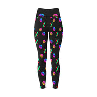 HPX Black Women's High-Waisted Leggings