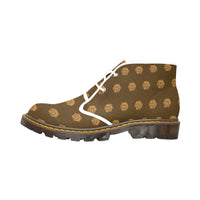 Hex Brown & Tan Men's Canvas Chukka Boots