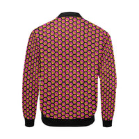 Hex Small Black Men's All Over Print Casual Jacket