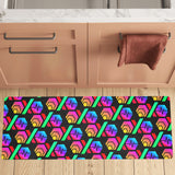 Hex PulseX Pulse Black Kitchen Mat 48"x17"