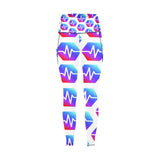 Pulse All Over Print High Waist Leggings with Pockets