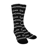 Hedron Combo White Men's Custom Socks