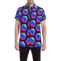 Pulse Black Men's All Over Print Shirt