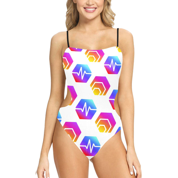 Hex Pulse Combo Women Cut Out Sides One Piece Swimsuit
