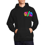 Hex PulseX Pulse Logos Black Men's All Over Print Hoodie