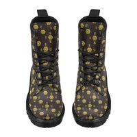 5555 Women's PU Leather Martens Boots