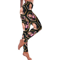 Richard Heart Faces All-Over Low Rise Leggings