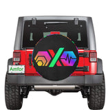 Hex PulseX Pulse Black Spare Tire Cover (Medium)(16")