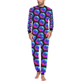 Pulse Black Men's All Over Print Pajama Set