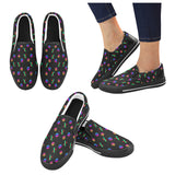 HPX Black Men's Slip-on Canvas Shoes