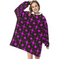 5555 Pink Blanket Hoodie for Women