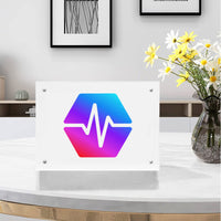 Pulse Logo Acrylic Magnetic Photo Frame 7"x5"