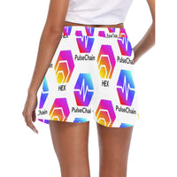 Hex Pulse TEXT Women's Casual Beach Board Shorts