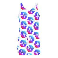 Pulse All Over Print Vest Short Jumpsuit