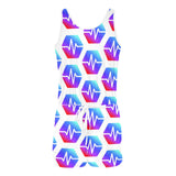 Pulse All Over Print Vest Short Jumpsuit