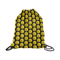 IM 3D BLK Drawstring Bags