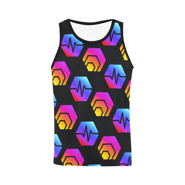 Hex Pulse Combo Black Men's All Over Print Tank Top