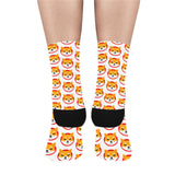 Shiba Inu Sublimated Crew Socks (3 Packs)