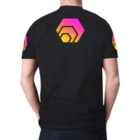 Hex Logo Men's All Over Print Mesh T-shirt