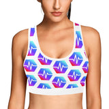 Pulse Women's All Over Print Sports Bra