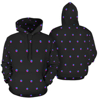 Pulse Small Black Men's All Over Print Hoodie