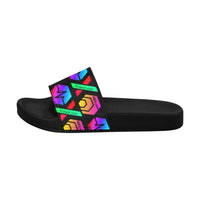 HPXdotCOM Black Women's Slide Sandals