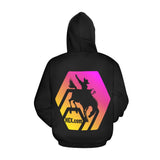 Hex Horse Men's All Over Print Hoodie