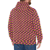 Hex Small Black New Men's All-Over Print Hoodie