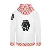Hex Small Border Women's All-Over Print Hoodie