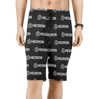 Hedron Combo White Men's All Over Print Beach Shorts