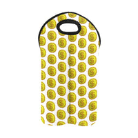 IM 3D WHT 2-Bottle Neoprene Wine Bag