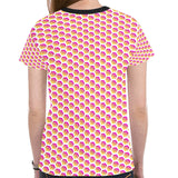 Hex Small Women's All Over Print Mesh Cloth T-shirt