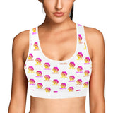 Hex Color Dot Com Women's All Over Print Sports Bra