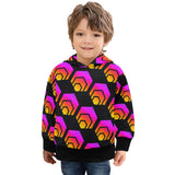 Hex Black Little Boys' Long Sleeve Hoodie