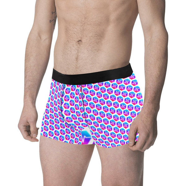 Pulses Small Men's All Over Print Boxer Briefs