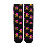 Hex Color Dot Com Black Women's Custom Socks